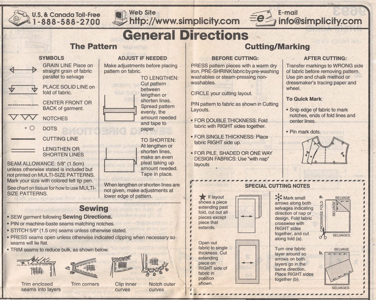 How to read commercial sewing patterns