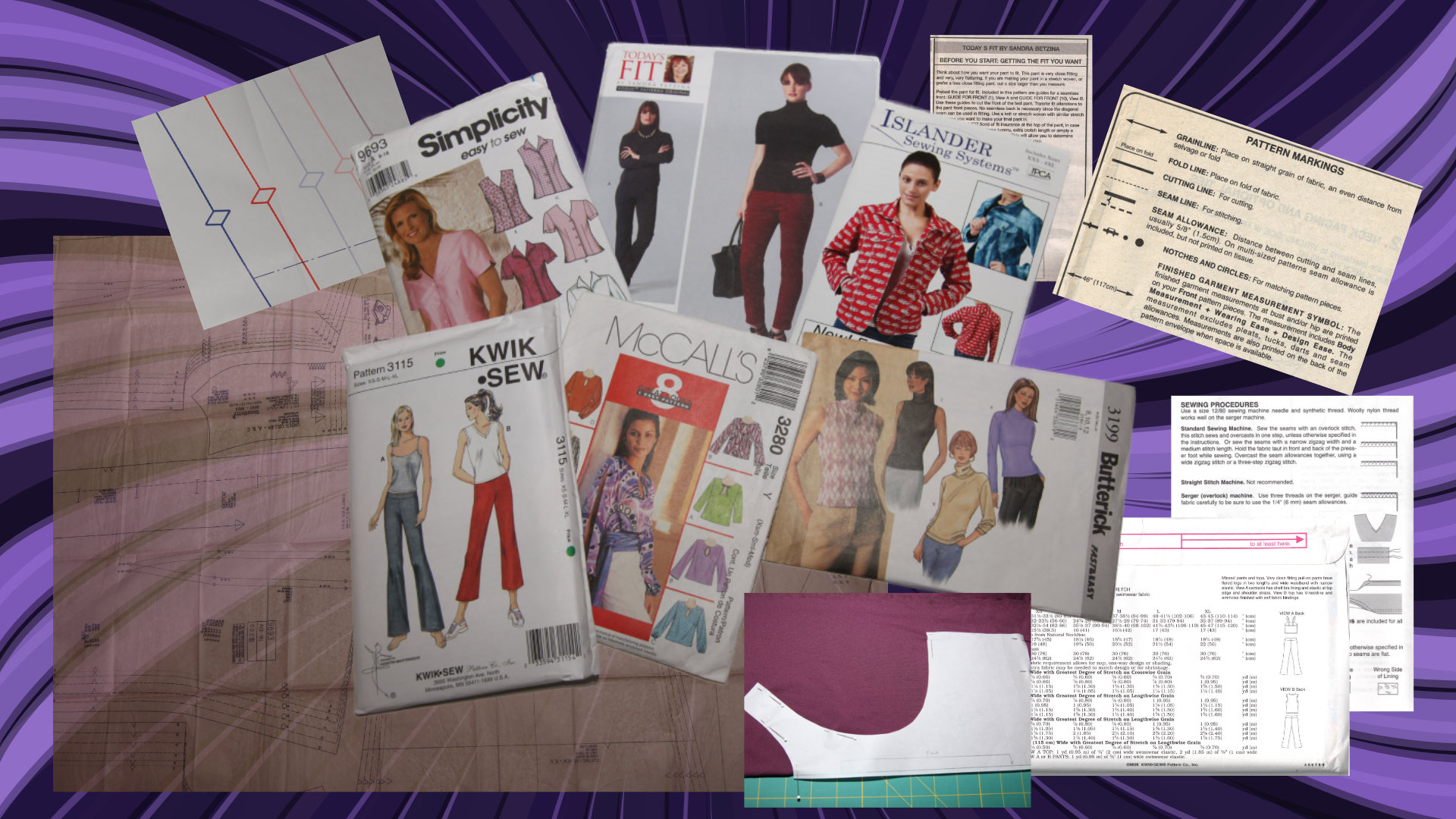 Sewing Patterns, Commercial Sewing Patterns