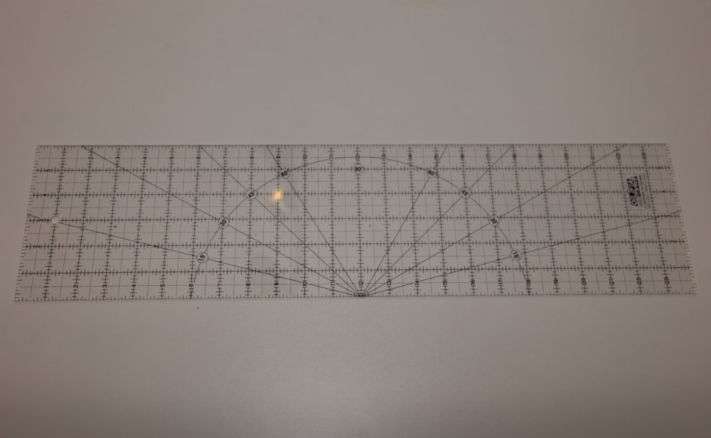 6 x 24 clear ruler for sewing and quilting